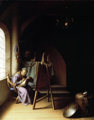 Man with Easel by Gerrit Dou
